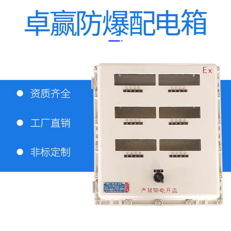 卓赢防爆配电箱12 防爆箱壳体照明动力箱 不锈钢防爆箱电源控制箱