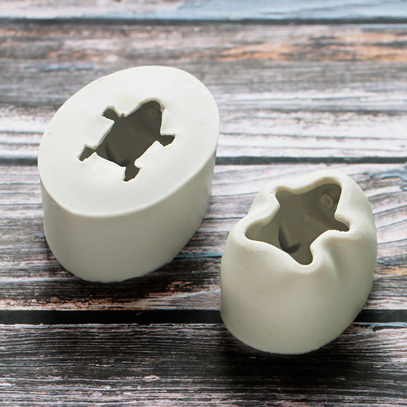 Tridimensional pequeño cerdo de oro molde de silicona molde de chocolate DIY mousse hornear postre