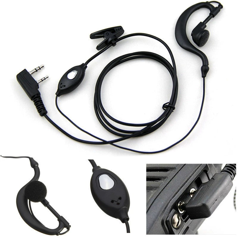 Walkie talkie, headphones, ear clips, universal earrings, 888S