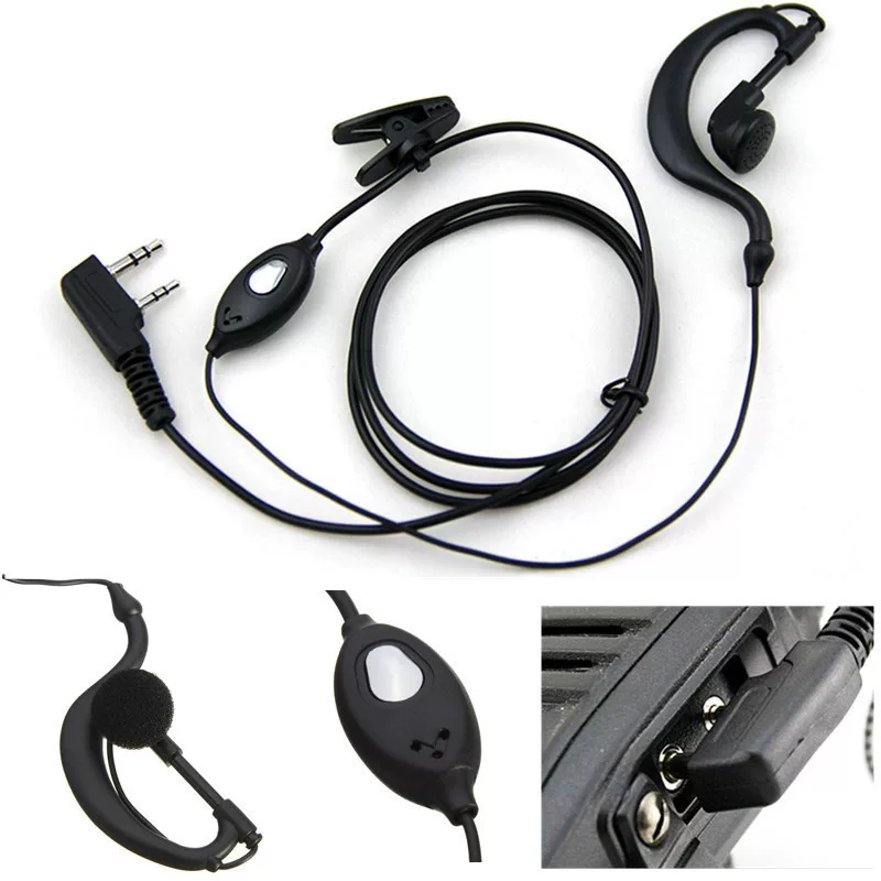Walkie talkie, headphones, ear clips, universal earrings, 888S