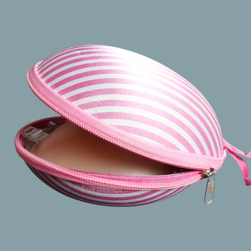 달걀 껍질 브라 백 (스트라이프)