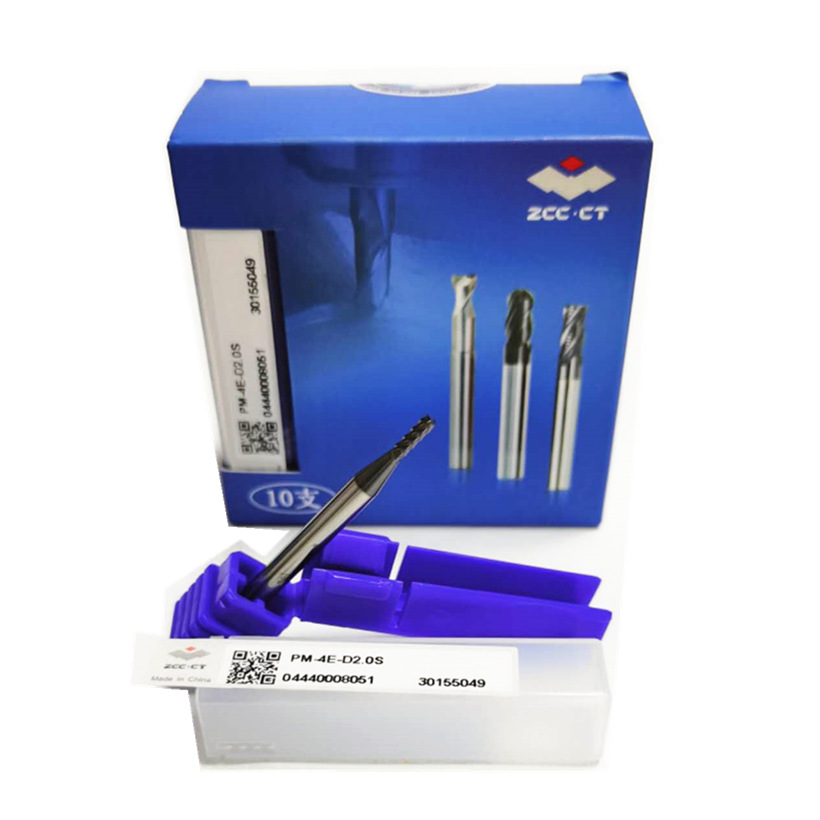 株洲钻石 钨钢铣刀 PM-4E-D1.0S-D12.0  60度高硬铣刀不锈钢钢件