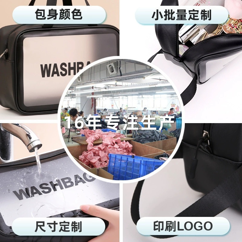Big waterproof storage bag PVC, organizer bag, capacious cosmetic bag, travel bag, storage system