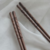 Wooden chopsticks Japanese creative turtle shell pointed chopsticks black walnut chopsticks house chopsticks gift chopsticks