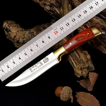 現貨戶外刀具手把肉小刀一體防身刀隨身刀戰術野營便攜戶外水果刀