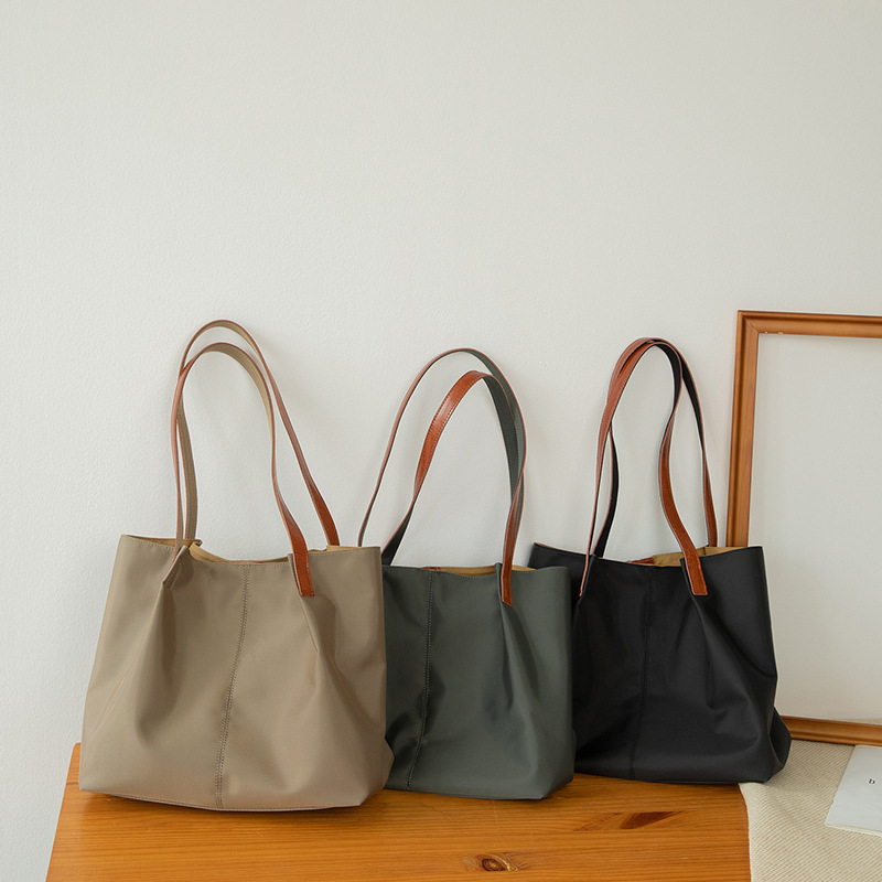 Women's Bags New 2024 Tote Bag Canvas Nylon Large Capacity Oxford Cloth Casual Business Commuting Shoulder Bag Women's Bags New 2024 Tote Bag Canvas Nylon Large Capacity Oxford Cloth Casual Business Commuting Shoulder Bag