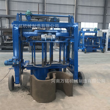 青海农田水利灌溉T型槽自动行走式水泥预制V型槽U型槽成型机器