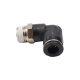 PL L-type right-angle joint external thread quick-insertion joint pneumatic component air pipe quick-insertion quick-insertion joint bent through