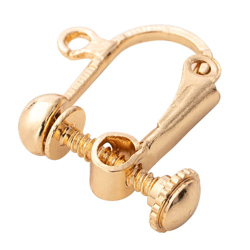 DIY no pierced ears copper U-shaped ear clip homemade earring accessories diy material rose gold pierced metal ear buckle