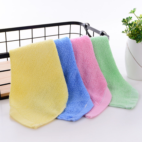 Non-oil-dipping dishwashing cloth, made of wood and bamboo fiber, magical white and clean, small cleaning cloth for the kitchen, oil removal and cleaning, manufacturer wholesale