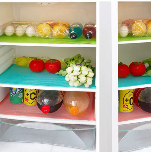 Factory Direct kitchen non-slip anti-fouling refrigerator mat cabinet pad multi-piece mixed color suit 45 * 29CM