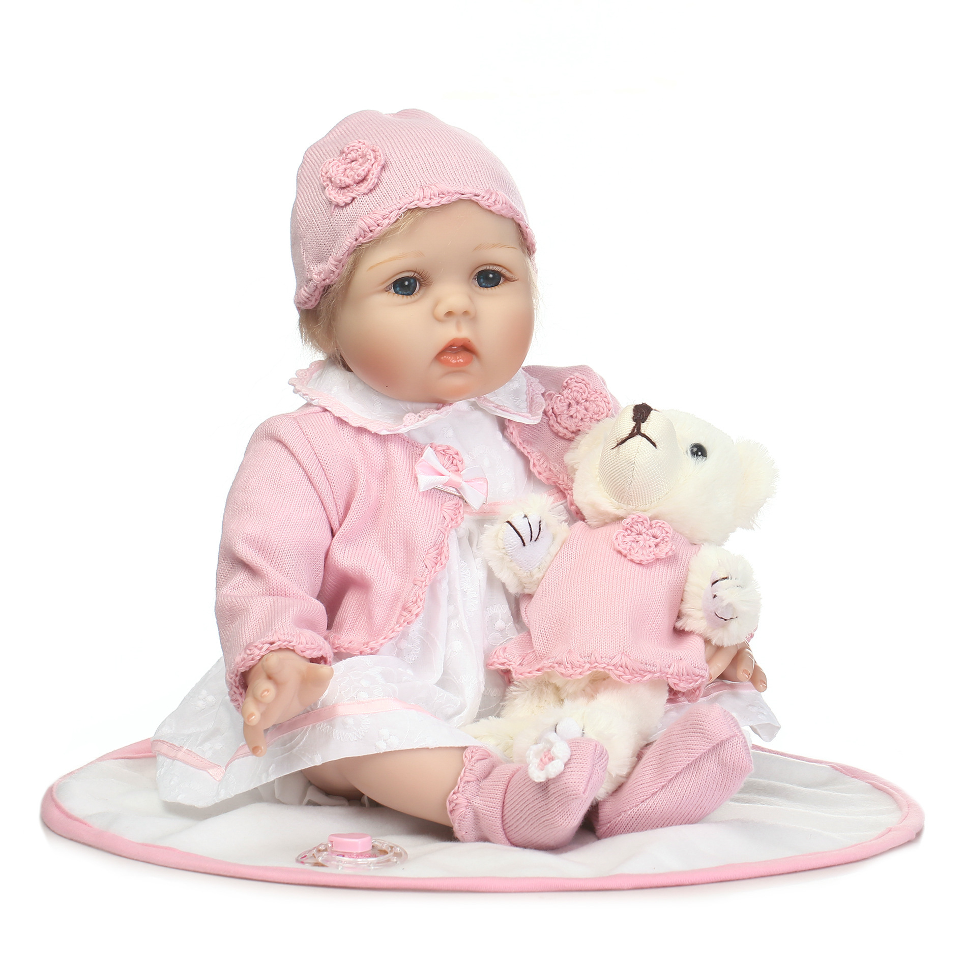 55cm cuerpo suave renacido bebé muñeca realista real toque bebé