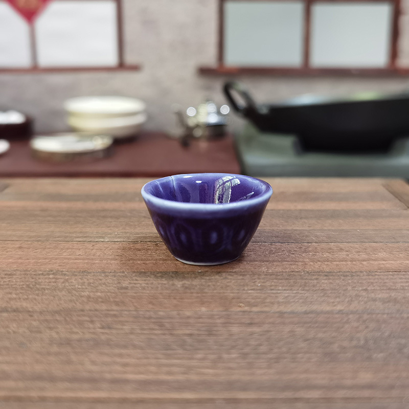 ポケット物語ミニ陶磁器のお椀の小さい台所のおまままごとの食べ物は本当に煮て模型の震え音の同金を煮ます。|undefined