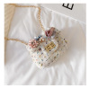 Children's bag for princess, cartoon one-shoulder bag, card holder, rabbit, children's wallet, shoulder bag, Korean style, flowered