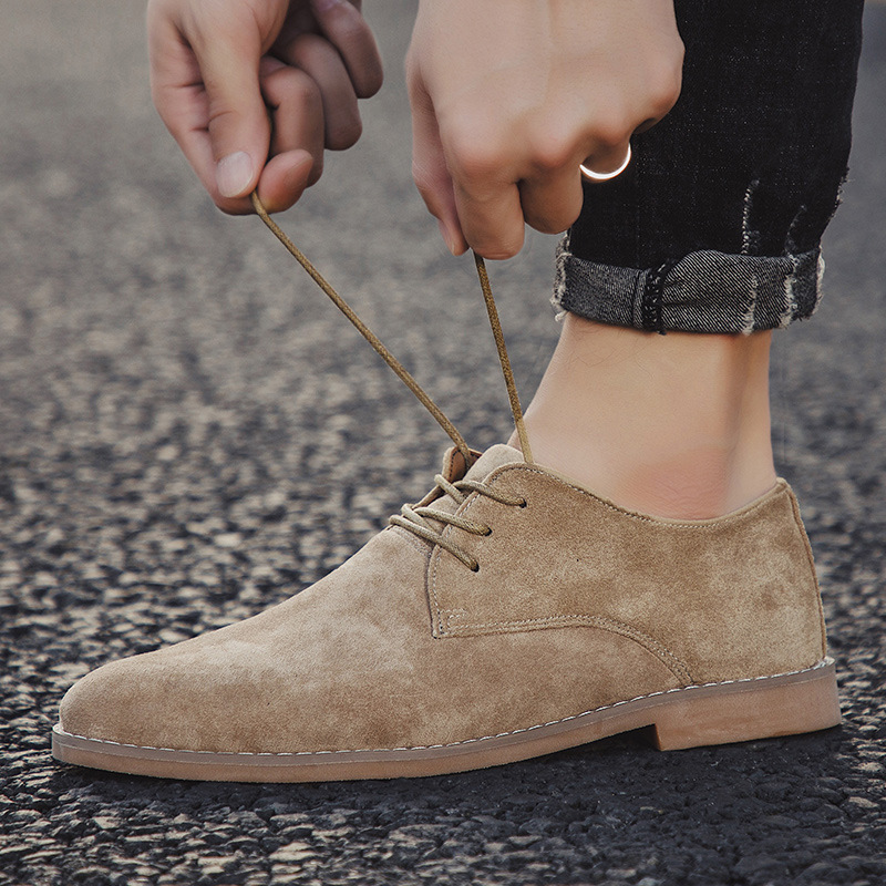 Factory direct selling Board shoes matte leather shoes British style genuine leather velvet men's shoes large size 4546 business casual shoes fashion Factory direct selling Board shoes matte leather shoes British style genuine leather velvet men's shoes large size 4546 business casual shoes fashion