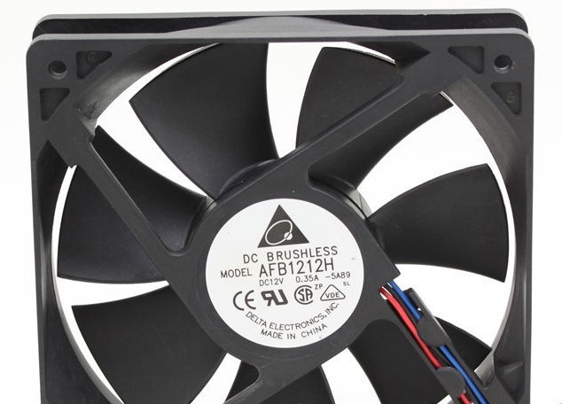 正品台达 AFB1212H 12025 12cm 12V 0.35A 三线 大风机箱散热风扇
