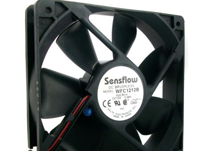 台达Sensflow WFC1212B 12025 12cm 0.44a 温控滚珠静音机箱风扇