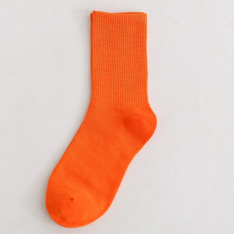Mid‑length cotton socks, mid‑calf unisex, absorbent and odor‑resistant, cotton or thin velvet option