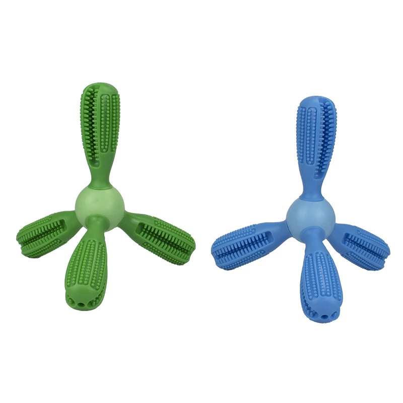Amazon Dog Bite Toy Укус собаки Жевательная резинка Зубная Щетка для собак Шлифовальный стержень для чистки зубов не заливает клей Игрушка для собак