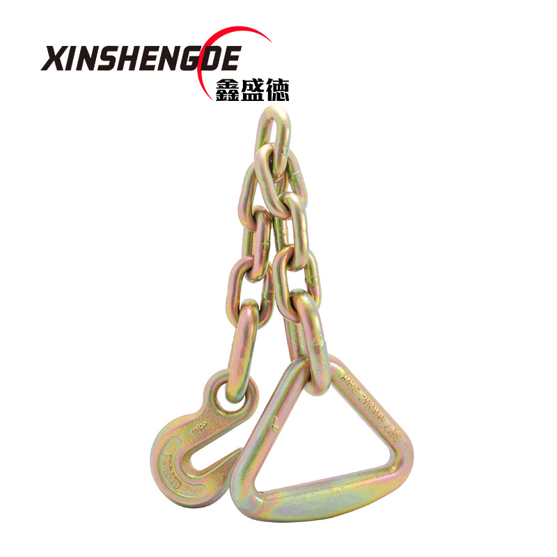 锻造三角环链条眼型抓钩 2寸 3寸 4寸 三角环组合件 即墨索具