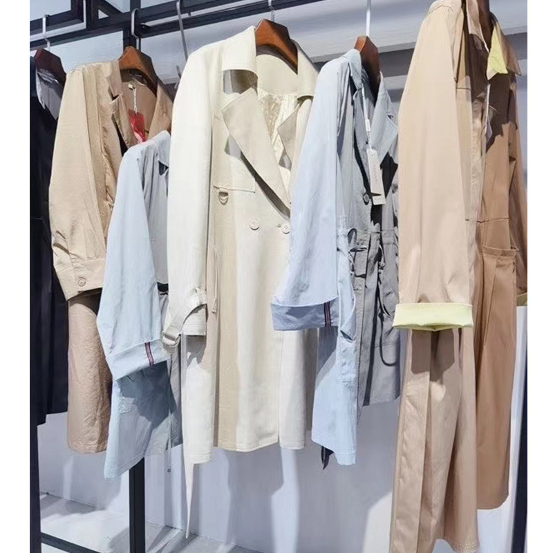Windbreaker women's 2025 autumn and winter Chinese style plus size women's long windbreaker coat brand discount women's clothing Windbreaker women's 2025 autumn and winter Chinese style plus size women's long windbreaker coat brand discount women's clothing