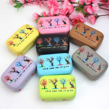 新款 61020韩版小清新隐形眼镜盒 美瞳伴侣盒 护理盒批发