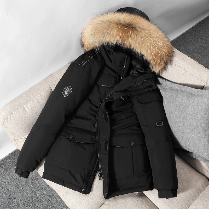 Разломанный код очистки трансграничной оптовой торговли бегает по внешней торговле мужские корейские пуховики женские средние и длинные толстые пары пальто