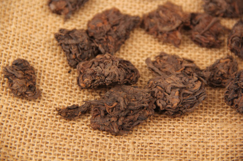 Black Tea Wholesale Pu-erh Tea 2005 Aged Jiaoba Old Tea Head Natural Tuo Loose Leaf Tea Menghai Ripe Tea