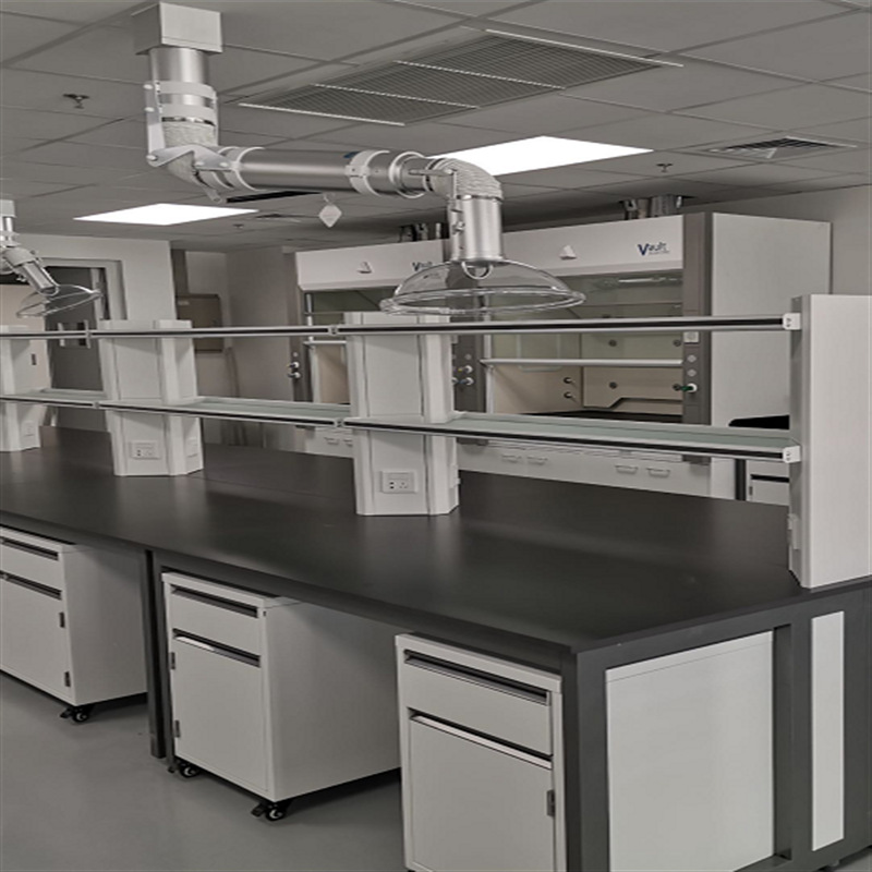 万向吸气罩铝合金伸缩式抽气罩实验室排气罩臂厂家工业排烟臂