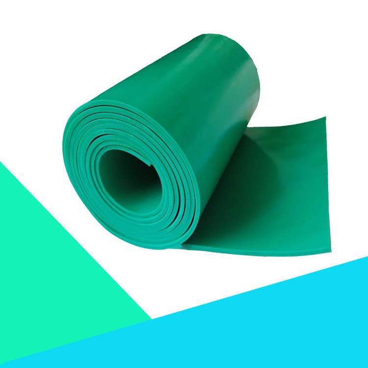 厂家化工车间地面防滑柳叶圆扣纹PVC塑料软板 绿色3mmPVC软胶板