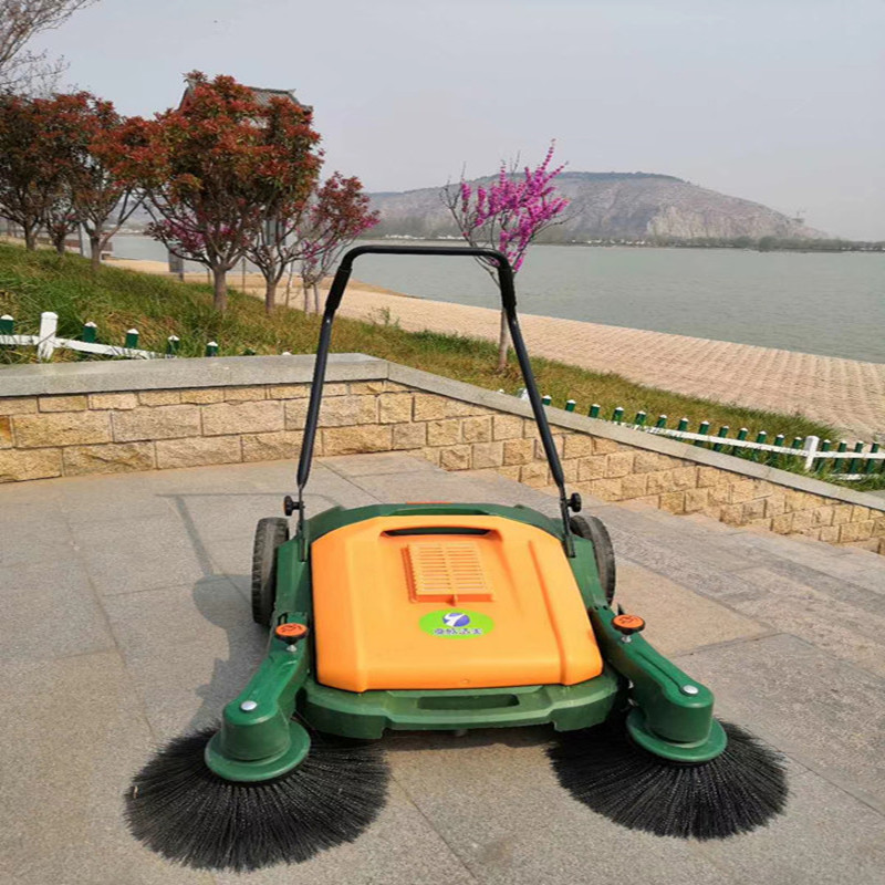 无动力工业手推式扫地机工厂车间商用吸尘清扫一体机扫地车