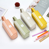 Capacious handheld pencil case with zipper suitable for men and women for elementary school students, oxford cloth