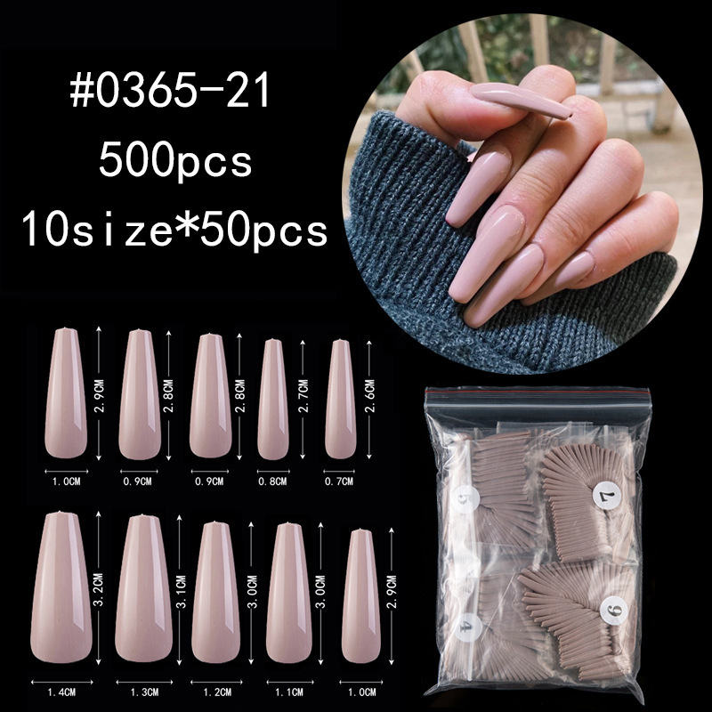 High-Quality 500-Piece Bag Transparent/Pure Colorful/Colorfuled Long Ballet Coffin Nails Wearable Nails Fake Nails Manicure High-Quality 500-Piece Bag Transparent/Pure Colorful/Colorfuled Long Ballet Coffin Nails Wearable Nails Fake Nails Manicure