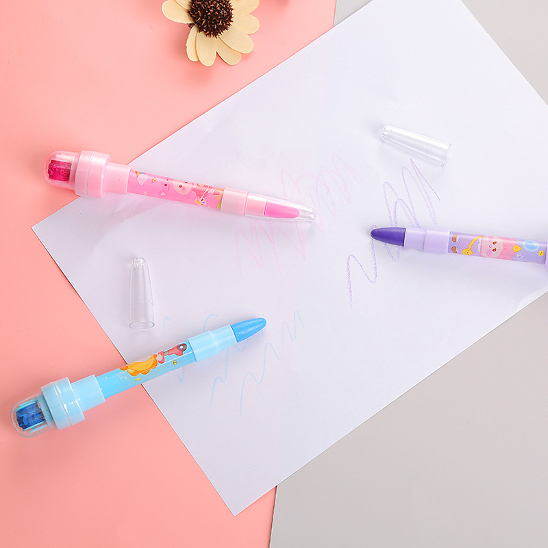 Directo de fábrica los niños burbuja crayón sello multifuncional pintura arte cepillo estudiante papelería regalo
