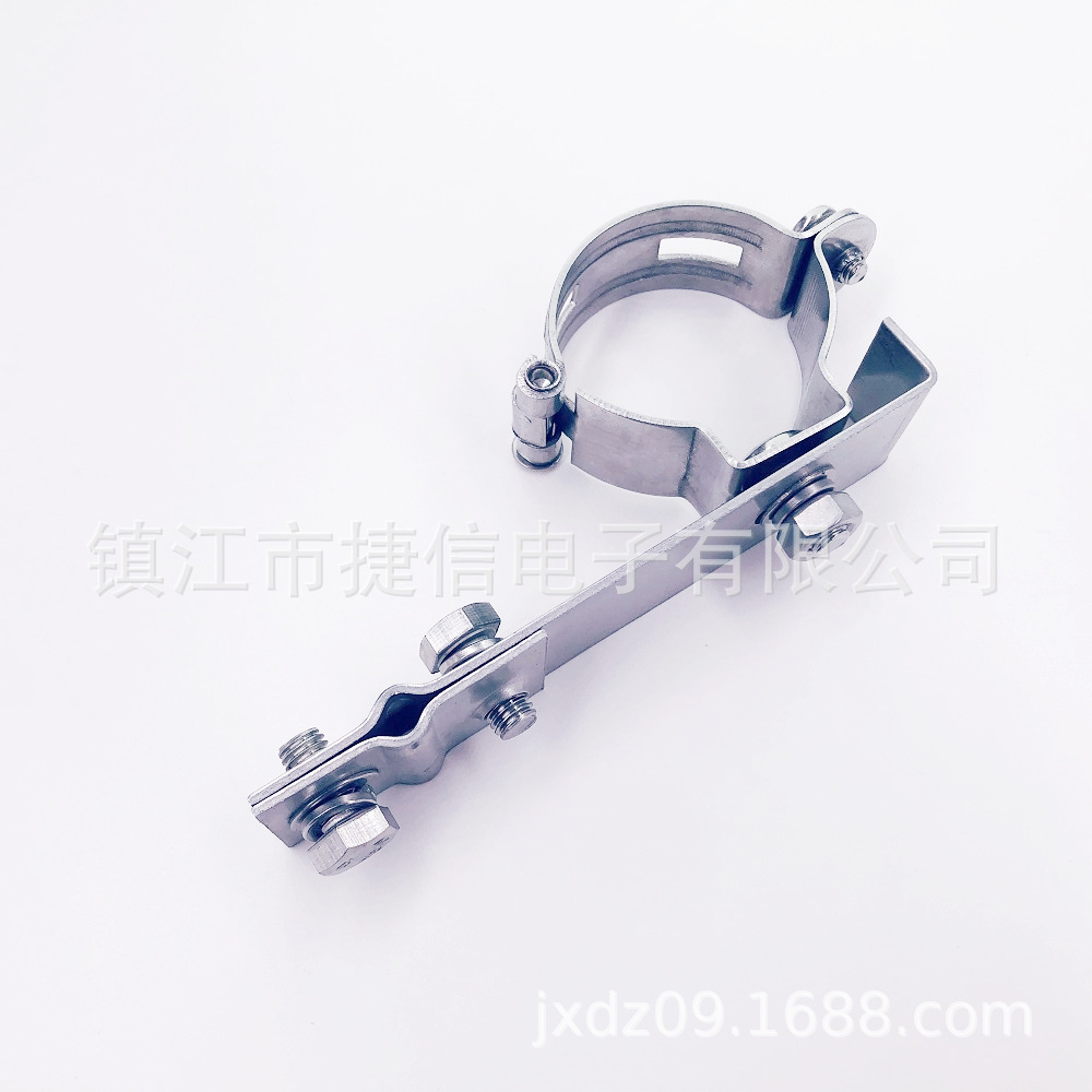 L型中速漏缆防火吊夹  L型中速漏缆防火卡具  漏缆洞外吊挂卡具