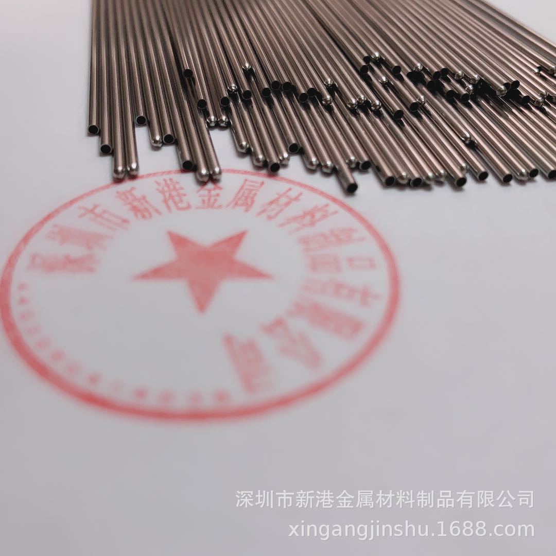 304不锈钢毛细管 医用空心针管 线切割加工 倒角 打孔割槽
