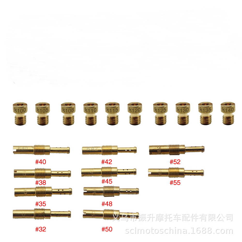 20 UNIDS KEIHIN PWK PE CVK carburador boquilla de inyección combustible principal y auxiliar agujero medición accesorios piloto Jet principal