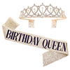 Spot birthday shiny crown girl rhinestone hug Queen's etiquette belt birthday decorative party supplies