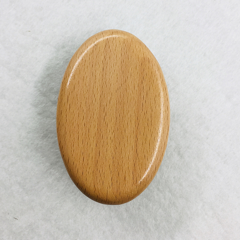 Haya oval peine airbag masaje peine cojín de masaje Dashboard peine maquillaje Pelo Rizado peine madera