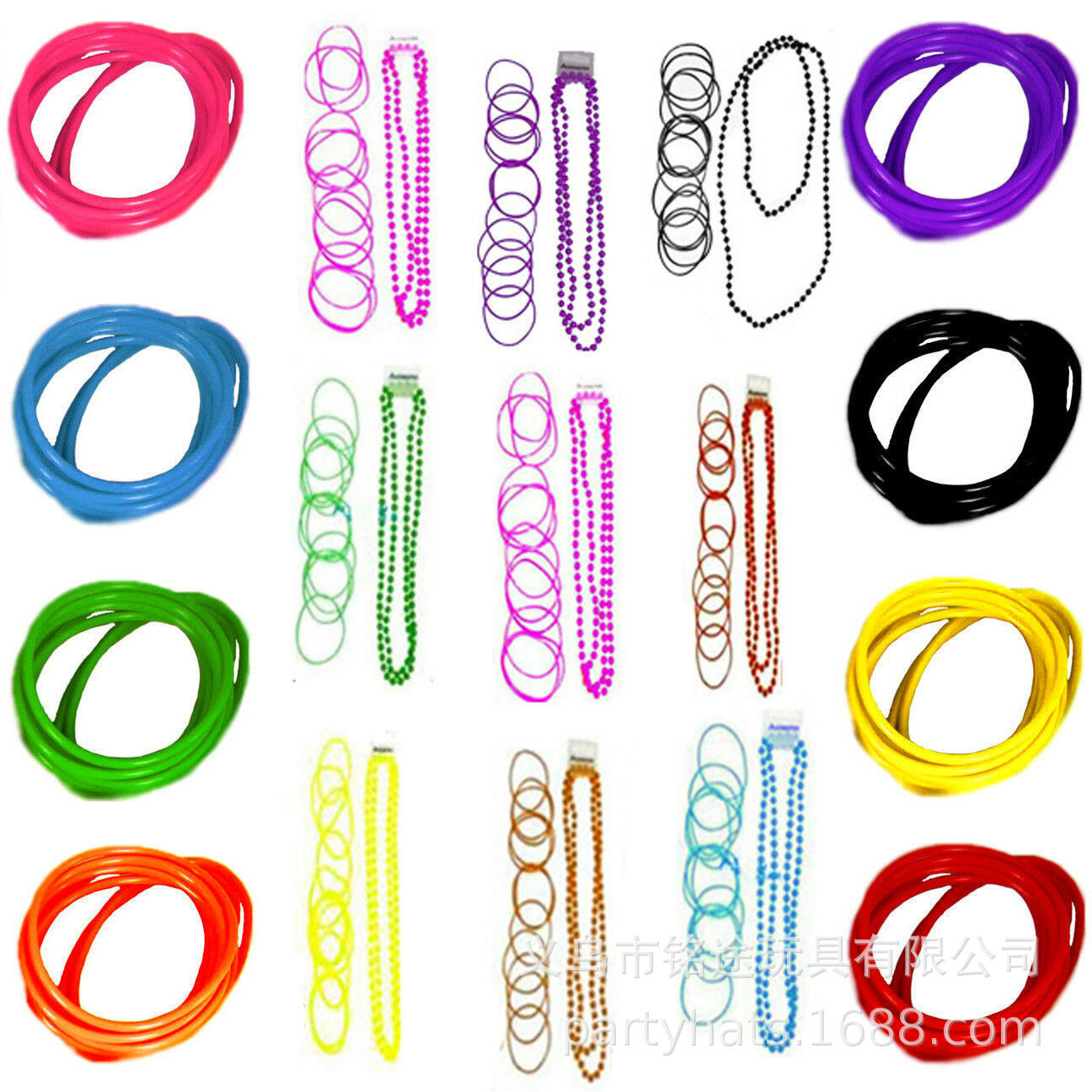 1980s despedida de soltera 80s maquillaje de mujer accesorios de vestuario collar de color conjunto de pulseras