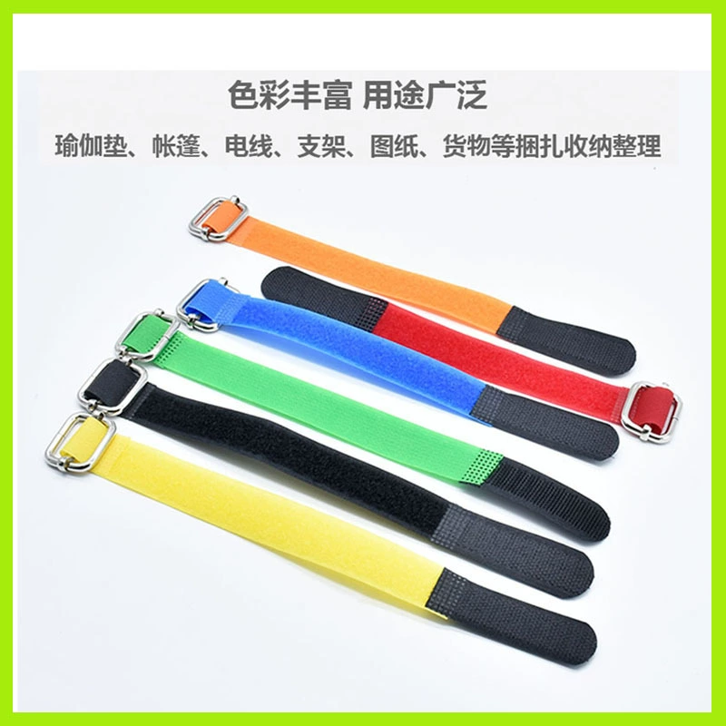 2 см железная японская пряжка на липучке самоклеящаяся лента сценическая Мощность звука отделка хранение связывающая проволока клейкая лента