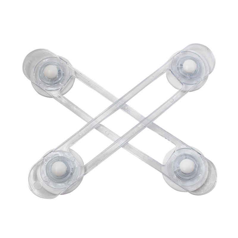 Cerradura de seguridad multifuncional para niños nuevos transparente anti-suave con cerradura de seguridad cerradura del cajón del bebé cerradura del refrigerador