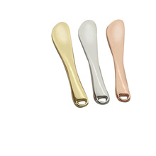 眼霜涂霜膏化妆品挖勺金属面霜勺金属眼霜棒按摩棒 厂家直销