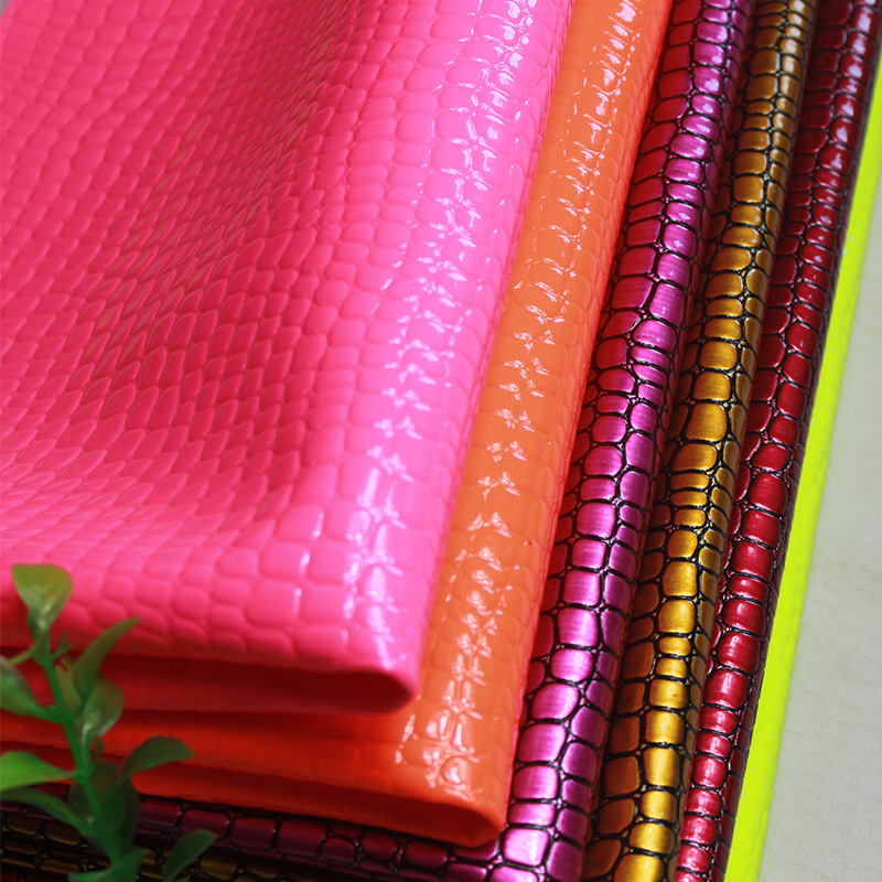 厂家直销高光小石头纹人造革 箱包按摩搓澡床凳子转椅装饰皮革