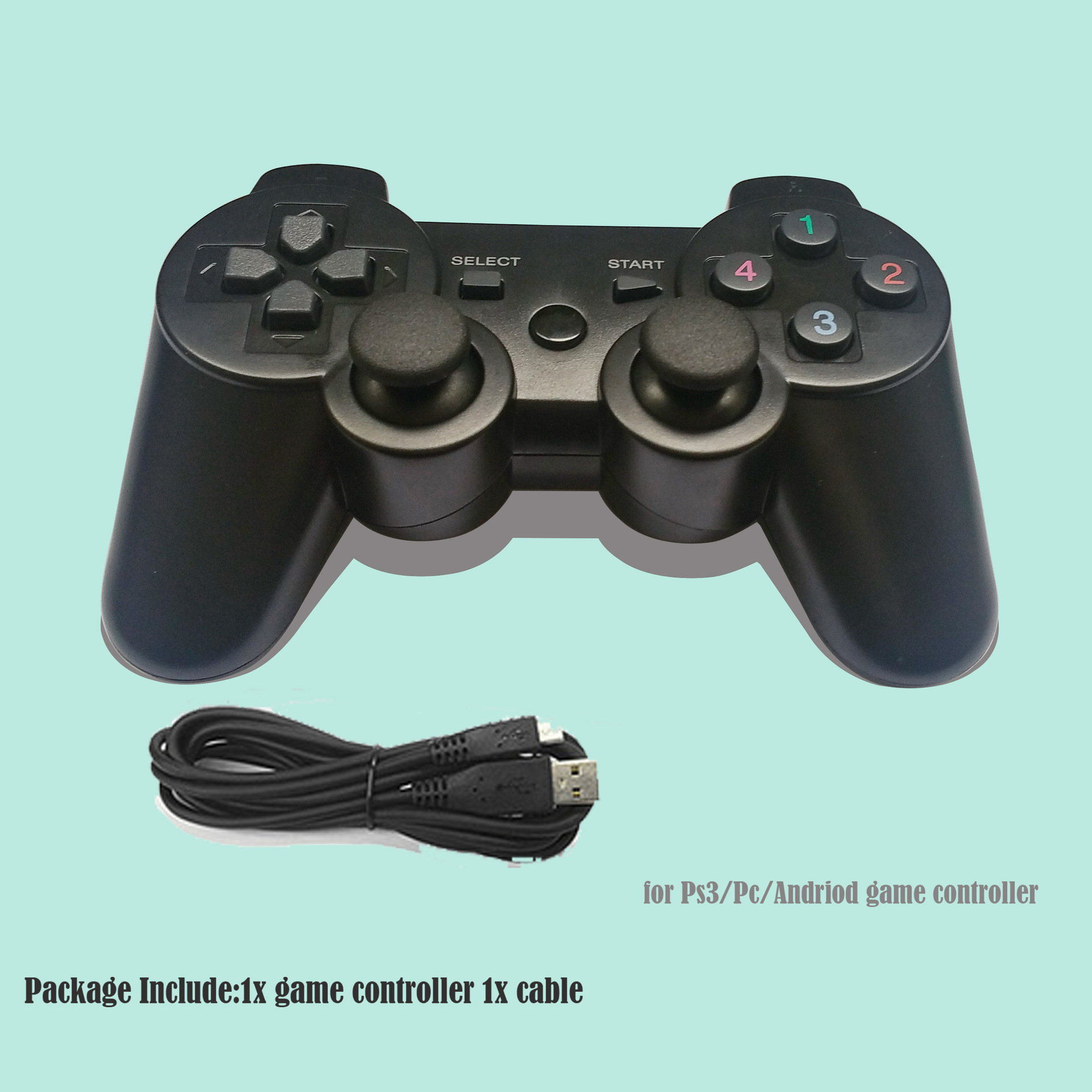 Fábrica en stock Amazon/AliExpress/eBay boutique de comercio exterior para PS3/PC con cable GamePad