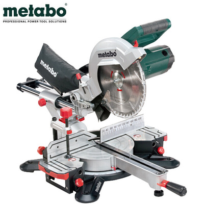 Metabo Macao KGS254M Резжая машина 10 -INCH OUP Деревообрабатывающий алюминиевый разрез Диагональный разрез, видя алюминиевая машина