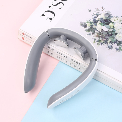 Portable Cervical Massager Neck Support Therapy Device Three-Headed Heating Neck Shoulder Cervical Pulse Charging Massager