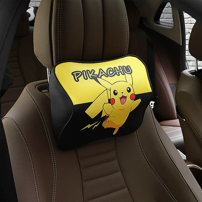 Headrest – Cushion Car Headrest Waist - pikachu-memory-foam-triangle-pillow-1