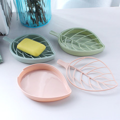 Double-layer soap box plastic bathroom leaf drain soap rack bathroom large soap holder soap rack soap box