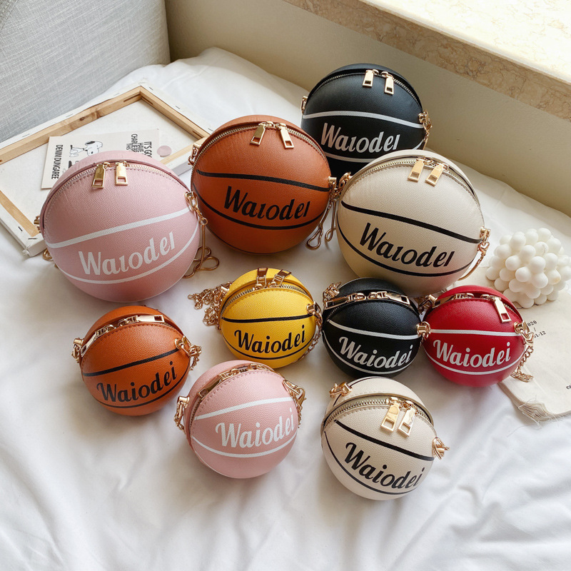 Nuevo estilo coreano bolso de hombro de los niños y niñas de moda fresco baloncesto bolsa bebé lindo todo partido viaje crossbody bolsa